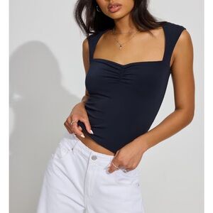 Garage Navy Blue Going Out Top